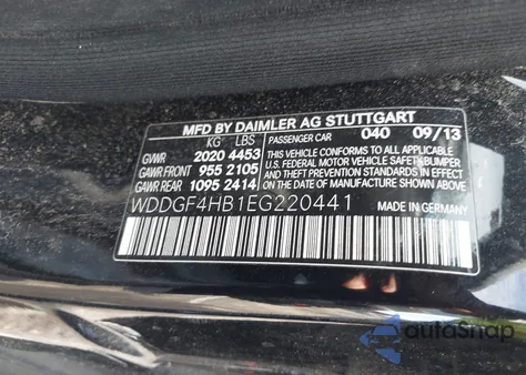 2014 Mercedes-Benz C 250 Sport from USA, damaged, VIN WDDGF4HB1EG220441